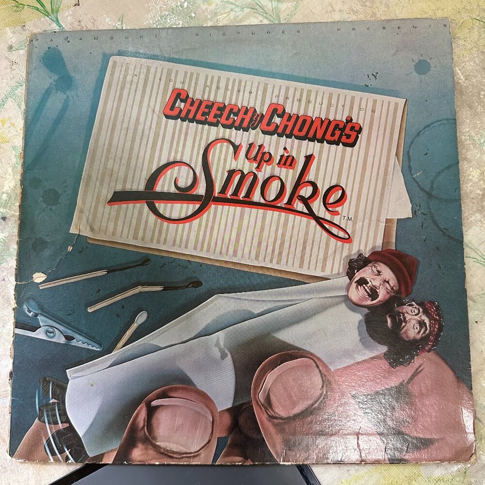 Cheech y Chong's Up In Smoke Vinyl Record LP BSK 3249